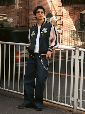 「RED WING（レッドウィング）のアイテム（シューズ）」を使った、Takeru.さん（メンズ・180cm）の春コーディネート