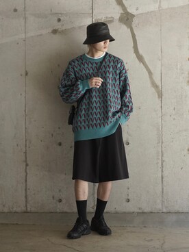 「SHAREEF（シャリーフ）のアイテム」を使った、Takeru.さん（メンズ・177cm）の秋コーディネート