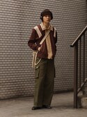 Wide straight military pants / ワイドストレート ミリタリー カーゴ Wide straight military pants / ワイドストレート ミリタリー カーゴ