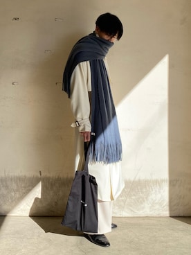 「SAINT LAURENT PARIS（サンローランパリ）のアイテム（バッグ）」を使った、Takeru.さん（メンズ・176cm）の冬コーディネート