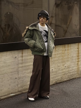 「マイベストコーデ2022」｜「アイテム（ニットキャップ/ビーニー）」を使った、Takeru.さん（メンズ・177cm）の冬コーディネート