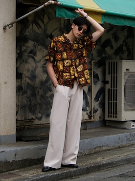 「アイテム（その他トップス）」を使った、Takeru.さん（メンズ・177cm）の春コーディネート
