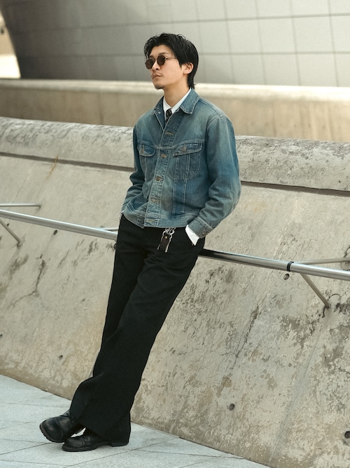 101 100周年】RIDERS101 WIDE JACKET/ライダース ワイドデニム