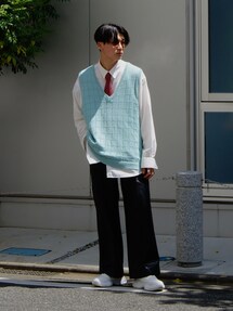 ダイリク　DAIRIKU ボーダー ラメ ベスト 1650984882_215.jpg