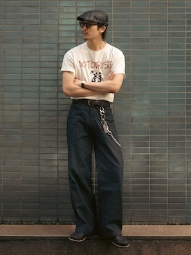 「RED WING（レッドウィング）のアイテム」を使った、Takeru.さん（メンズ・178cm）の春コーディネート