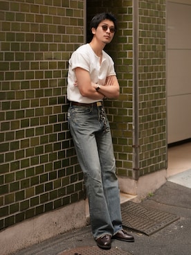 「DAIRIKU（ダイリク）のアイテム」を使った、Takeru.さん（メンズ・178cm）の夏コーディネート