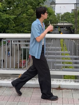 「RED WING（レッドウィング）のアイテム」を使った、Takeru.さん（メンズ・178cm）の夏コーディネート