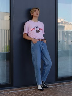 「Levis」｜「アイテム（その他）」を使った、Takeru.さん（メンズ・177cm）の夏コーディネート
