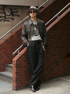 「アイテム（その他アウター）」を使った、Takeru.さん（メンズ・180cm）の秋コーディネート