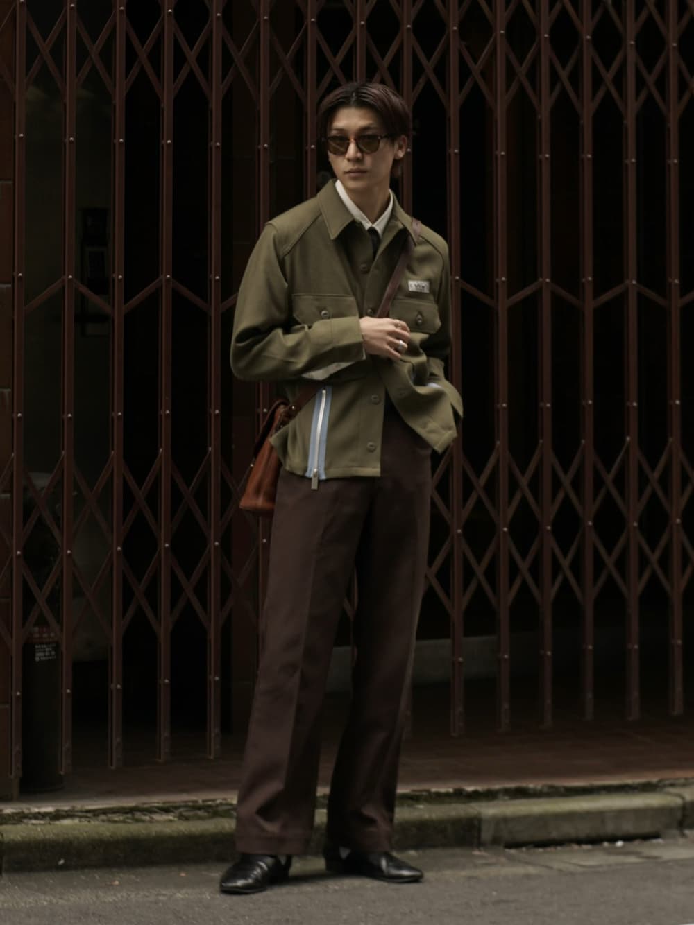 MYne（マイン）の「MYne マイン / zip jacket shirts ジップ