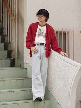 「INTERPLAY（インタープレイ）のアイテム」を使った、Takeru.さん（メンズ・179cm）の夏コーディネート