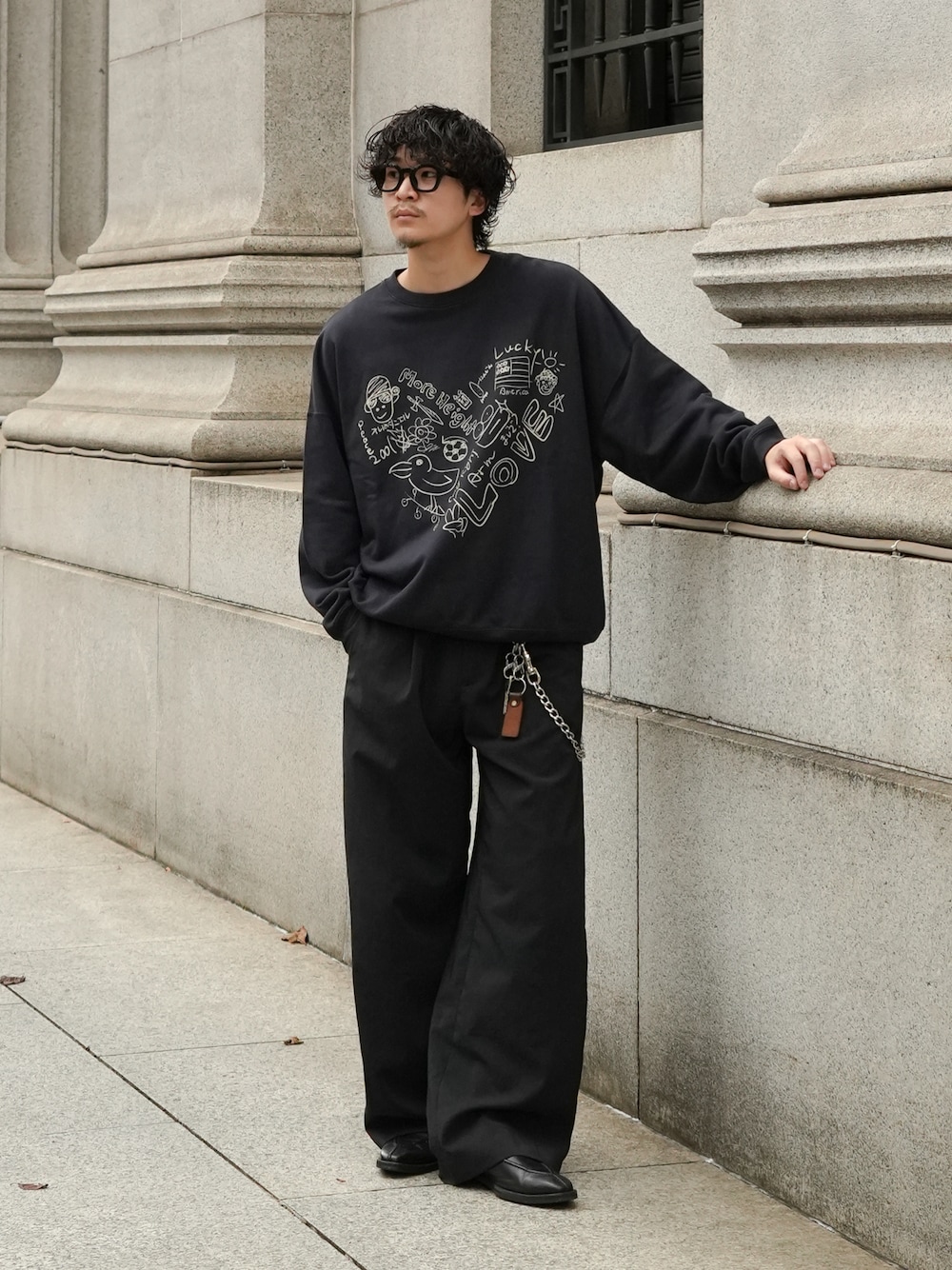 Takeru.｜VICTIMのスラックスを使った秋コーディネート - WEAR