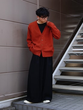 「LiNoH（リノー）のアイテム（その他パンツ）」を使った、Takeru.さん（メンズ・177cm）の春コーディネート
