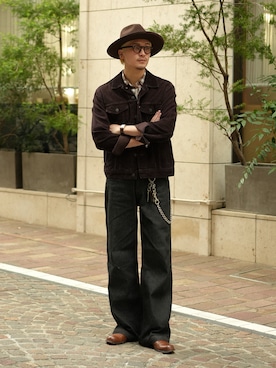 「KAMIYA（カミヤ）のアイテム」を使った、Takeru.さん（メンズ・180cm）の冬コーディネート