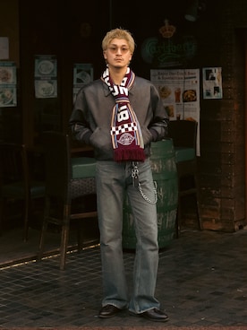 「アイテム（その他アウター）」を使った、Takeru.さん（メンズ・180cm）の秋コーディネート