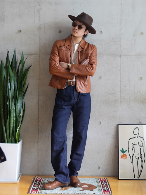 セール】ブリムアップ フラットロングブリム フェルト 中折れ