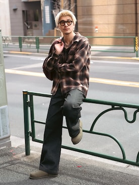 「アイテム（バッグ）」を使った、Takeru.さん（メンズ・180cm）の春コーディネート