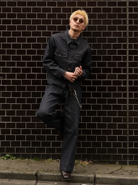 「Berwick1707（バーウィック）のアイテム」を使った、Takeru.さん（メンズ・180cm）の春コーディネート