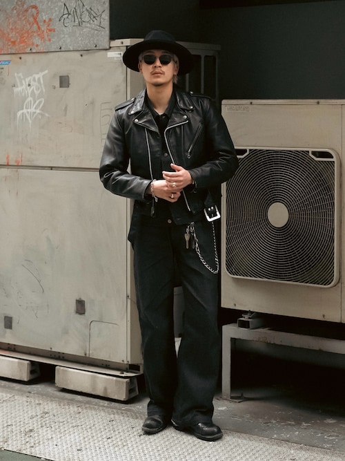 【新品】OVERRIDE ロングブリムハット ブリムアップ フラットロングブリム フェルト 中折れハット（つば広