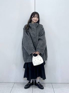 「アイテム（その他アウター）」を使った、Chihiroさん（レディース・149cm）の冬コーディネート