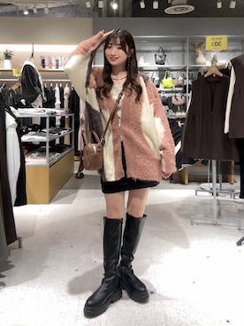 「LOWRYS FARM（ローリーズファーム）のアイテム（タンクトップ）」を使った、Chihiroさん（レディース・149cm）の秋コーディネート