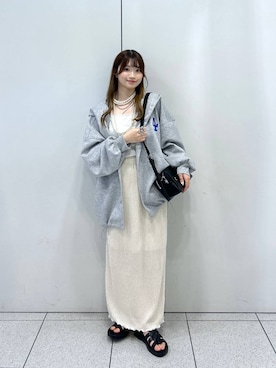 「アイテム（キャミソール）」を使った、Chihiroさん（レディース・149cm・20代）の秋コーディネート
