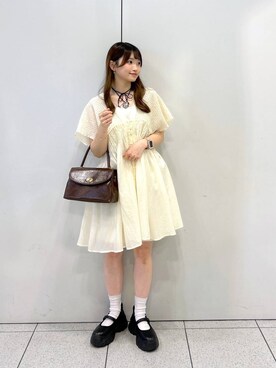 「デート/ロマンティック」｜Chihiroさん（レディース・149cm）の夏コーディネート