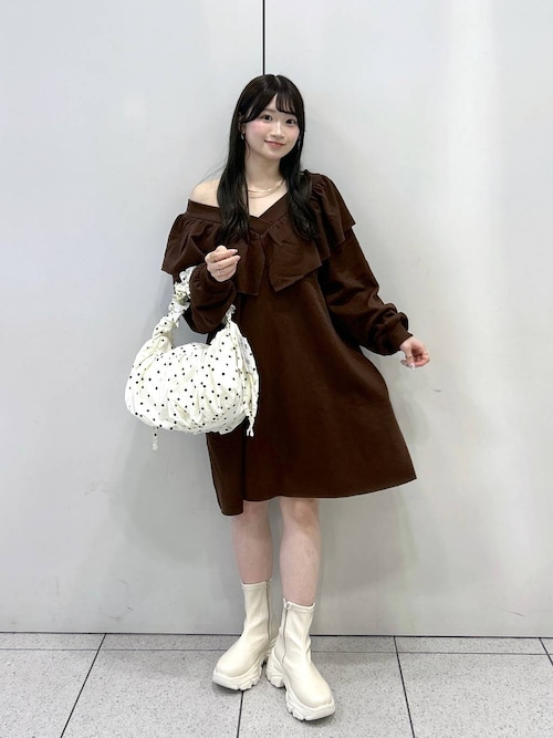 新品【LOWRYS FARM】サトムラプロデュース 主役ワンピ デビルブラック サトムラプロデュースアイテム】 主役ワンピ | [公式]ローリーズ