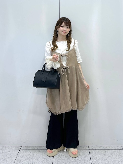 2WAYカットベロアミニワンピース 578265（ワンピース）｜LOWRYS