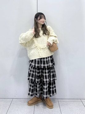 「アイテム（その他シューズ）」を使った、Chihiroさん（レディース・149cm）の秋コーディネート