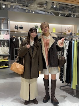 Chihiroさん（レディース・149cm）の冬コーディネート