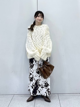 「アイテム（スカート、その他）」を使った、Chihiroさん（レディース・149cm）の秋コーディネート