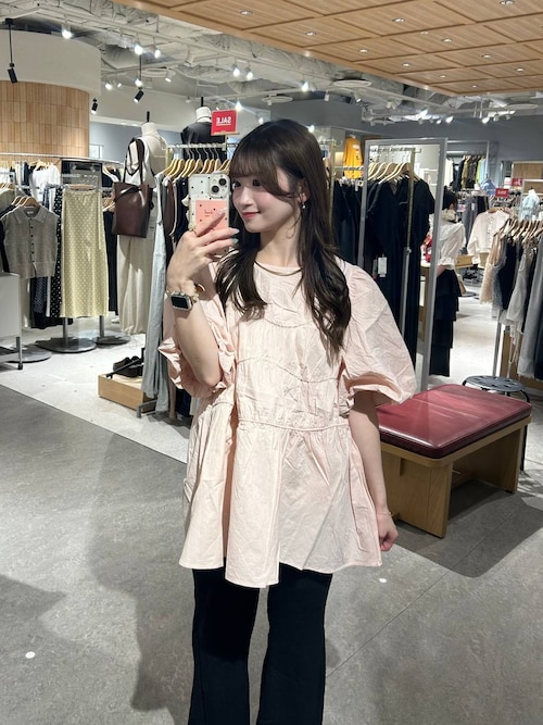 アシメティアードチュニックSS ピンク ローリーズファーム アシメ 