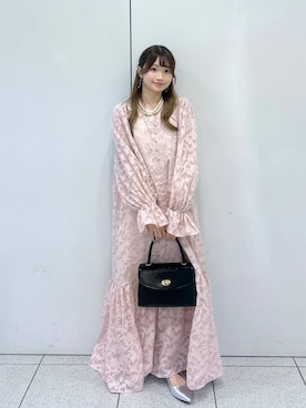 「アイテム（ボストンバッグ）」を使った、Chihiroさん（レディース・149cm）の夏コーディネート