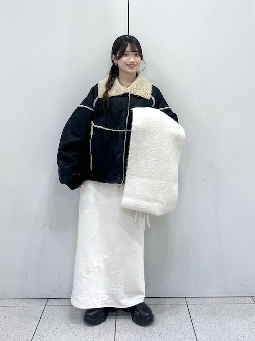 セール】ムートンボアブルゾン 133584（ブルゾン）｜LOWRYS FARM