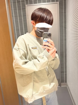 「トイレから失礼しやす」｜あおりんごさん（メンズ・163cm）の冬コーディネート