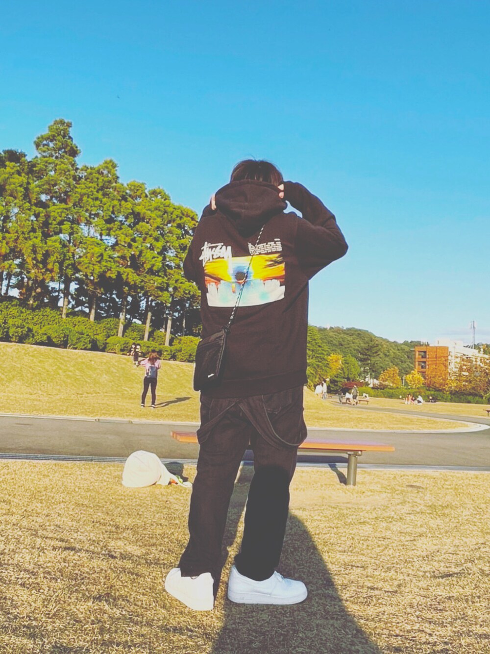 STUSSY Stonehenge 長袖 パーカー STUSSY（ステューシー）の「Stonehenge Hood（パーカー）」 - WEAR