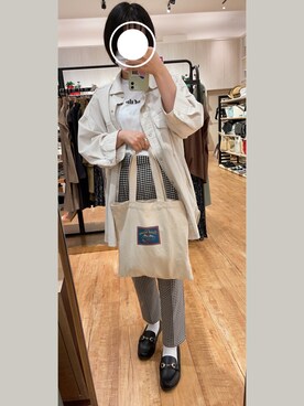 「Heather（ヘザー）のアイテム（PC・スマホグッズ/家電）」を使った、ぽてと。さん（レディース・157cm）の夏コーディネート