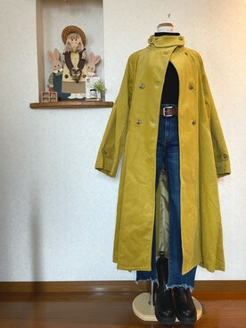 ぼうし と めがねさん（レディース・158cm）の冬コーディネート