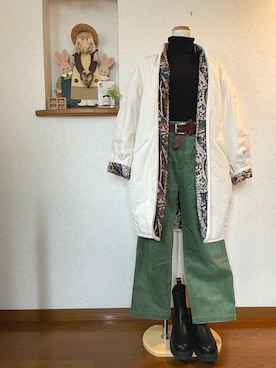 ぼうし と めがねさん（レディース・158cm）の冬コーディネート