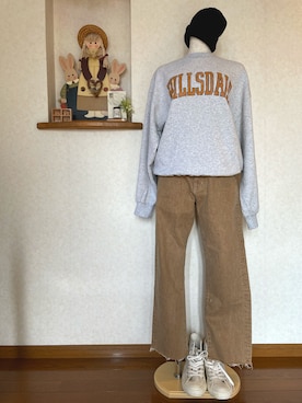 ぼうし と めがねさん（レディース・158cm）の冬コーディネート