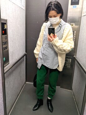 やましーさん（レディース・158cm）の冬コーディネート