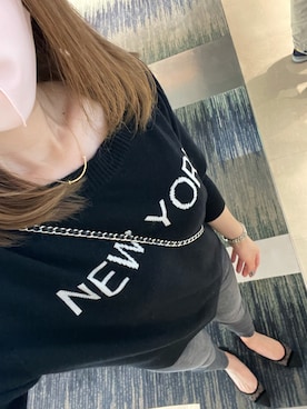 「theory（セオリー）のアイテム（トップス）」を使った、nhkm さん（レディース・166cm）の秋コーディネート
