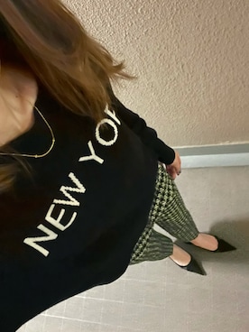 「theory（セオリー）のアイテム（トップス）」を使った、nhkm さん（レディース・166cm）の秋コーディネート