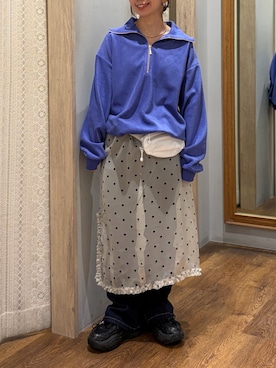 「YECCA VECCA（イェッカヴェッカ）のアイテム」を使った、ありさんさん（レディース・145cm）の秋コーディネート