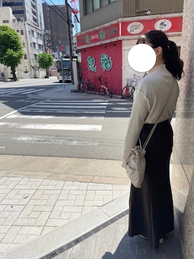 「ごきげんウィーク」｜「アイテム（バレエシューズ）」を使った、めるさん（レディース・152cm）の春コーディネート