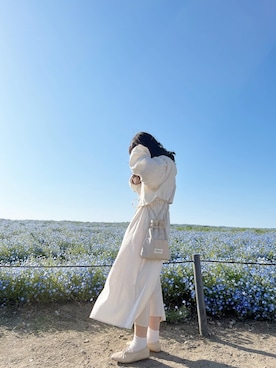 「ごきげんウィーク」｜「アイテム（バレエシューズ）」を使った、めるさん（レディース・152cm）の春コーディネート