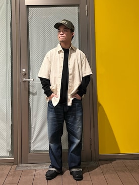 「アメカジスタイル」｜SHOYAさん（メンズ・163cm）の春コーディネート