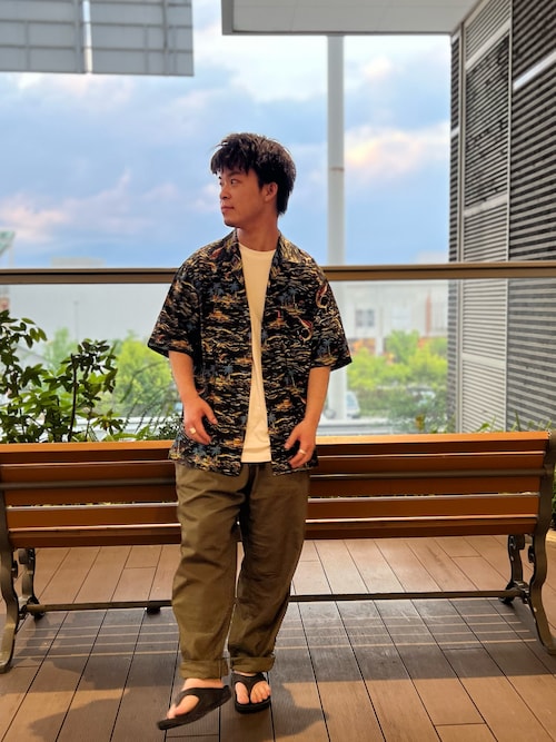 SHORTSLEEVE ALOHA SHIRT MIAMI / 半袖 アロハシャツ マイアミ / AVIREX / アヴィレックス
