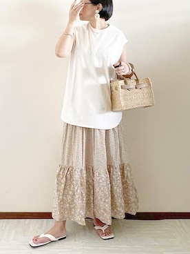 naoさん（レディース・156cm）の夏コーディネート